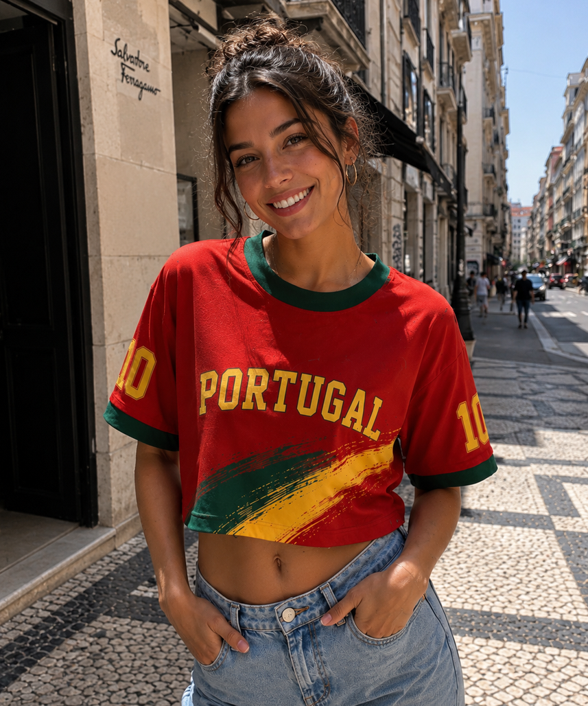 Camiseta Portugal 2026 – Mujer