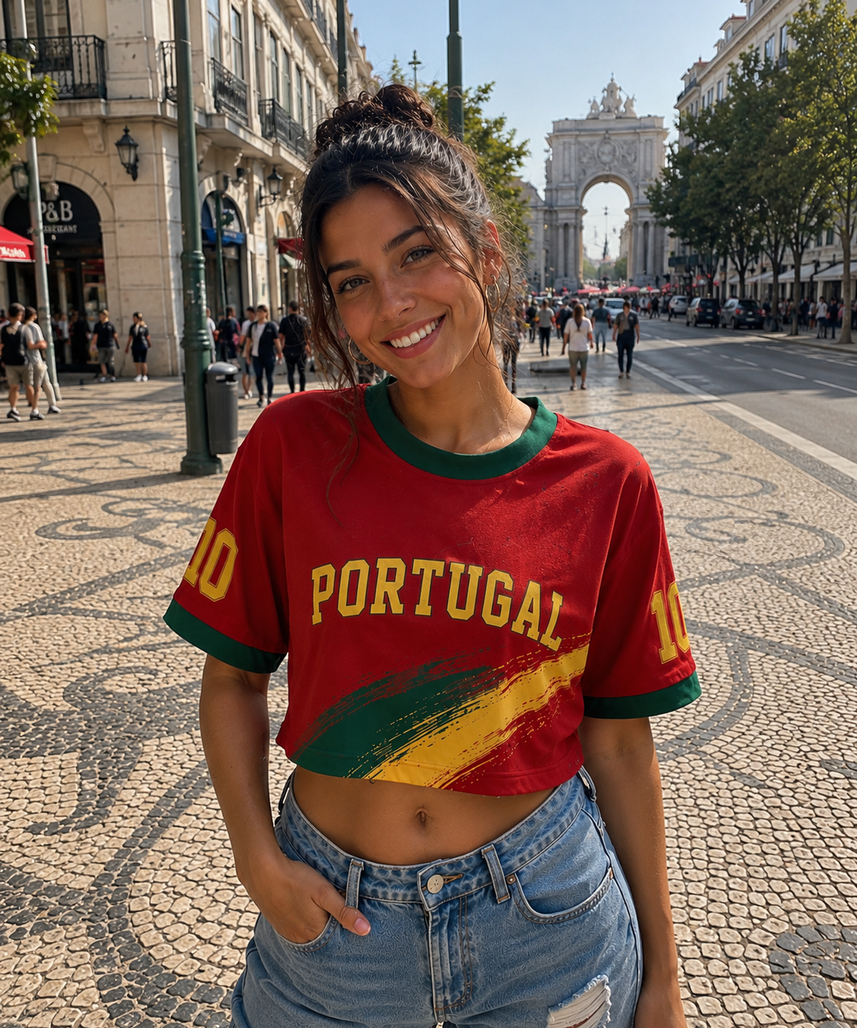 Camiseta Portugal 2026 – Mujer